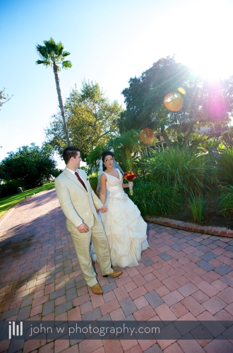 Sierra La Verne CA Country Club Wedding Outdoor Gazebo SoCal 